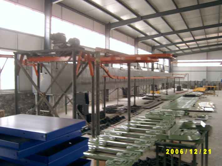 Part of painting line